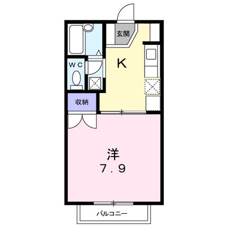 山口ハイツの物件間取画像